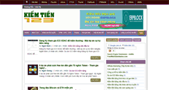 Desktop Screenshot of kiemtien123.com